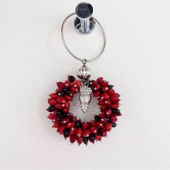 Huayruro Door Knob Hanger- Owl - Picture 4 of 7